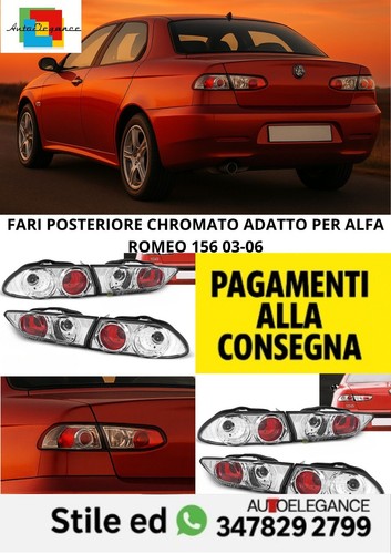 Fari posteriore chromato - posteriore,