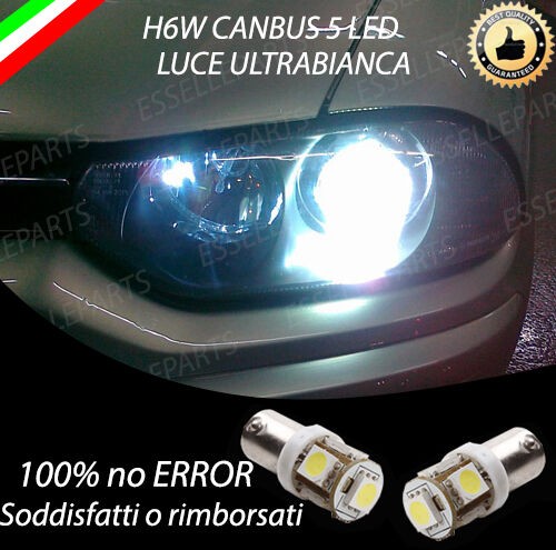 Coppia luci posizione led h6w - led,